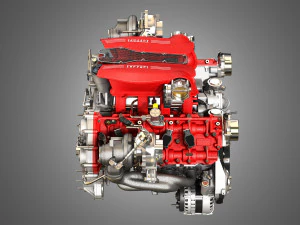 488 gtb engine - v8 twin turbo engine 3D Model