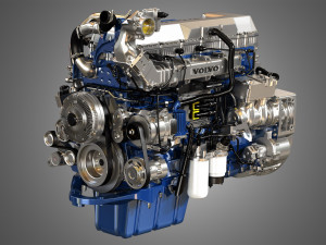 volvo d13 truck engine 3D Model