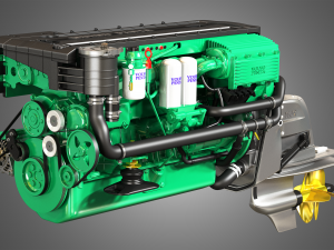 volvo penta d6 - 330 - 3D Model