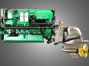 volvo penta d6 - 330 - 3D Model