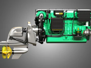 volvo penta d6 - 330 - 3D Model