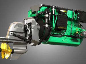 volvo penta d6 - 330 - 3D Model