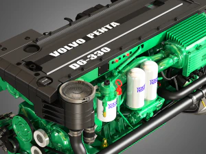 volvo penta d6 - 330 - 3D Model