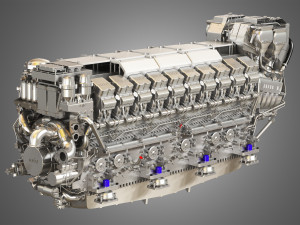 mtu-8000-20v engine 3D Модель