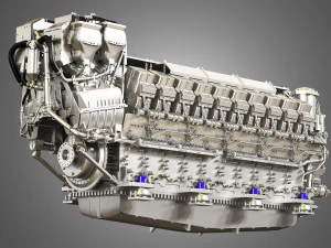 mtu-8000-20v engine 3D Model
