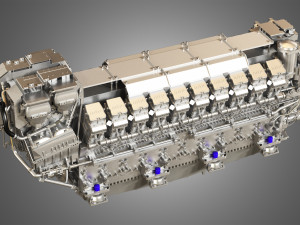 mtu-8000-20v engine Model 3D