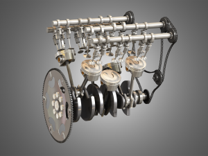 v6 engine - 3D Model