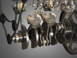 v6 engine - 3D Model