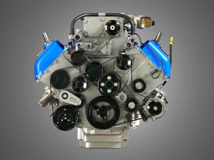 2013 svt mustang shelby gt500 engine 3D Model