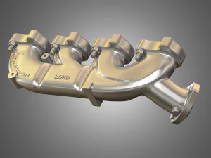 2013 svt mustang shelby gt500 engine 3D Model