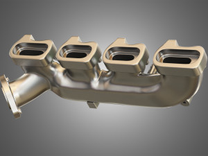 2013 svt mustang shelby gt500 engine Model 3D