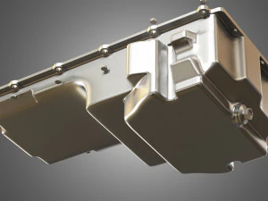 2013 svt mustang shelby gt500 engine 3D Model