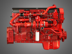 x15 truck engine - efficeiency series Modelo 3D