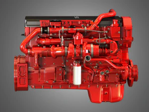 x15 truck engine - efficeiency series 3D Model