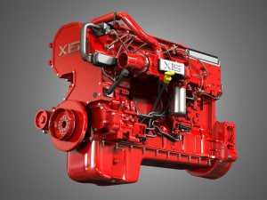 x15 truck engine - efficeiency series Modelo 3D