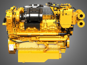 C32 acert engine 3D Model