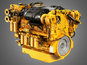C32 acert engine 3D Model