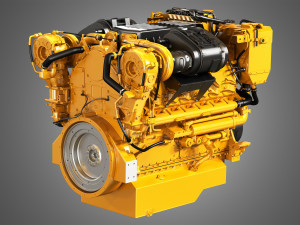 C32 acert engine 3D Model