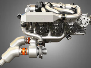 Continental io 550 engine 3D Model