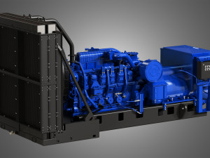 generator 3512c caterpillar engine Model 3D