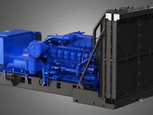 generator 3512c caterpillar engine Model 3D