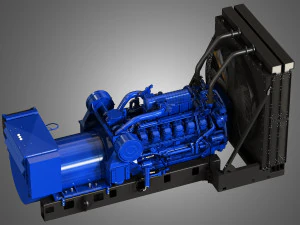 gerador 3512c motor lagarta Modelo 3D
