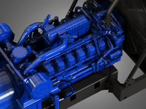 generator 3512c caterpillar engine Model 3D