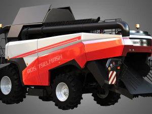 harvester combine - rostselmash 3D Model