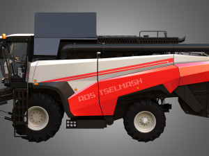 harvester combine - rostselmash 3D 모델