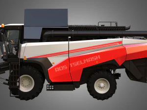 harvester combine - rostselmash 3D Model