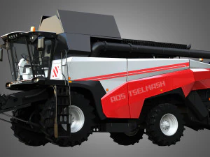harvester combine - rostselmash 3D Model
