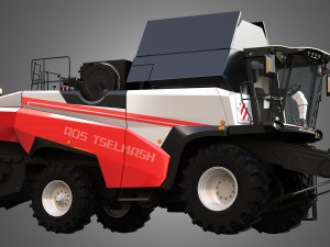 harvester combine - rostselmash 3D 모델