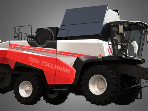 harvester combine - rostselmash 3D Model