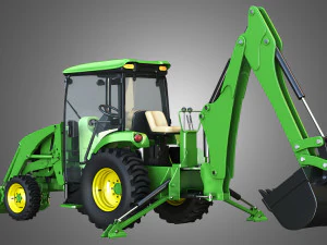 john deere tractor 3D Model