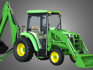 john deere tractor Modelo 3D