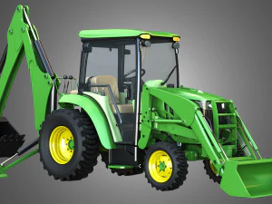 john deere tractor 3D Model