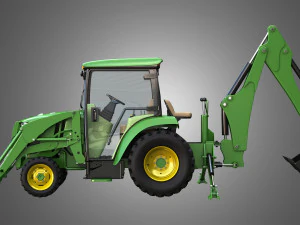 john deere tractor 3D Model