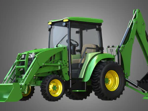john deere tractor 3D Model