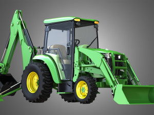 john deere tractor Modelo 3D
