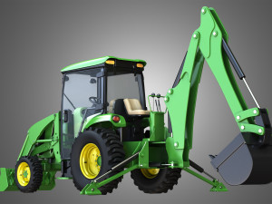 john deere tractor Modelo 3D