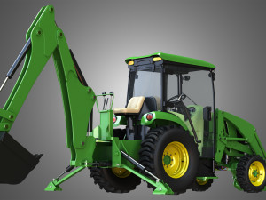 john deere tractor Modelo 3D