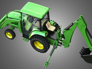 john deere tractor Modelo 3D