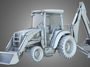 john deere tractor Modelo 3D