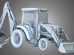 john deere tractor 3D Model