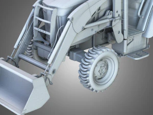 john deere tractor 3D Model