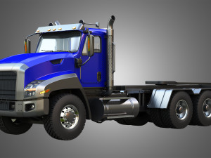 american truck Modelo 3D