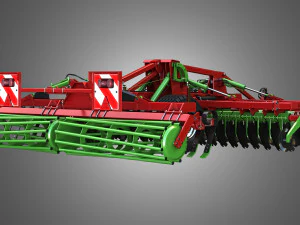 agro masz tillage machine 3D Model