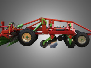 agro masz tillage machine Modelo 3D