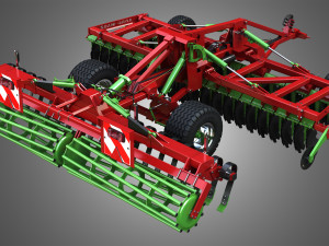 agro masz tillage machine Modelo 3D