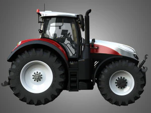 steyr tractor - terrus cvt 3D Model